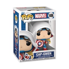 Pop! Marvel - Spider-Gwen Gwen-Verse - Cap-Gwen Vinyl Fig (Funko #1486)