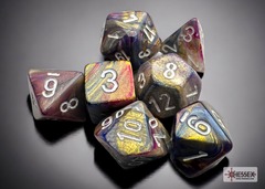 Chessex - Mini Festive Carousel/White 7pc - CHX20440