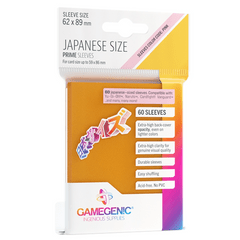 Gamegenic - Japanese Size Sleeves Prime - Orange 60 ct