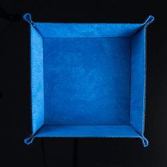 Little Dragon - Folding Dice Tray - Blue