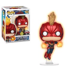 Pop! Captain Marvel - Captain Marvel (#433) Special Edition Glows In The Dark (used, see description)