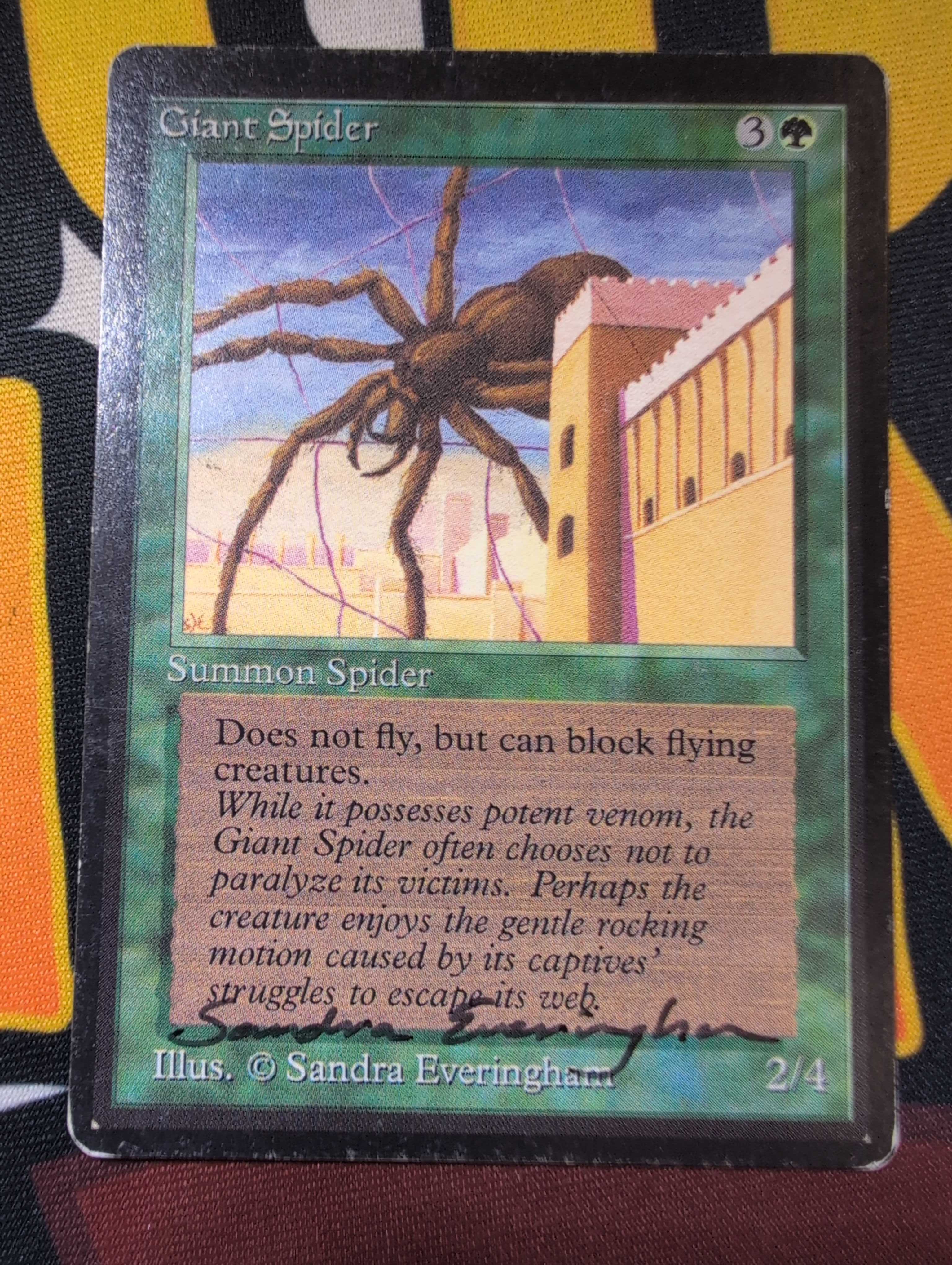 Giant Spider (signed)