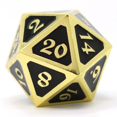 Die Hard Metal - Dire D20 - Mythica Gold Onyx