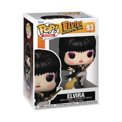Pop! Icons - Elvira: Mistress of the Dark - Elvira with Broom Vinyl Figure (Funko #93)