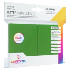 Gamegenic - Sleeves Matte Prime - Green 100 ct