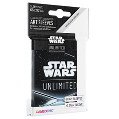 Gamegenic - Star Wars Unlimited Art Sleeves - Card Back Black 60ct