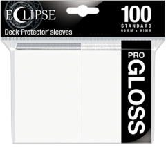 Ultra Pro - Sleeves - Pro Gloss Eclipse - Arctic White 100 ct