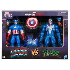 Marvel Legends - Gamerverse - Captain America vs Venom Action Figure 2pack Set