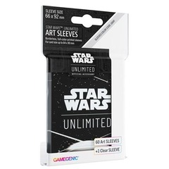 Gamegenic - Star Wars Unlimited Art Sleeves - Card Back White 60ct