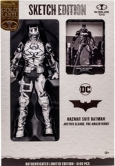 DC Multiverse - Justice League: The Amazo Virus - Hazmat Suit Batman (Sketch Edition) 7in Action Figure