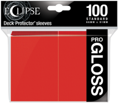 Ultra Pro - Sleeves - Pro Gloss Eclipse - Apple Red 100 ct