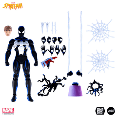 Mondo - Spider Man: The Animated Series - Black Costume Symbiote Spider-Man 1/6 Scale Action Figure **signed by Nick Bradshaw**