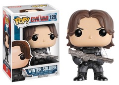 Pop! Captain America Civil War - Winter Soldier (#129) (used, see description)