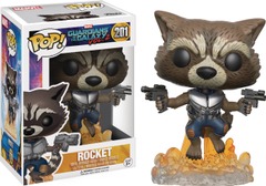 Pop! Marvel Guardians Of The Galaxy Vol. 2 - Rocket (#201) (used, see description)