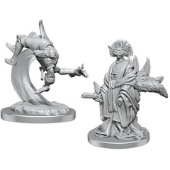 MTG Unpainted Magic Miniatures - Kotose & Light-Paws
