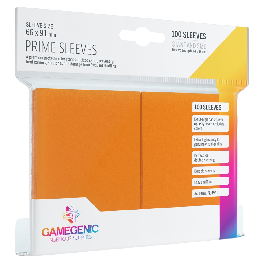 Gamegenic - Sleeves Prime - Orange 100 ct