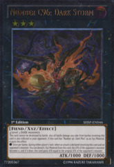 Number C96: Dark Storm - SHSP-EN046 - Ultimate Rare - 1st Edition