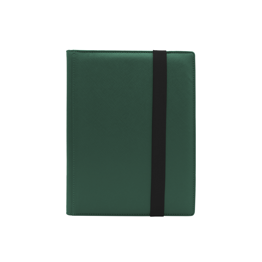 Dex Protection 9-Pocket Binder: Noir- (Green/Black)