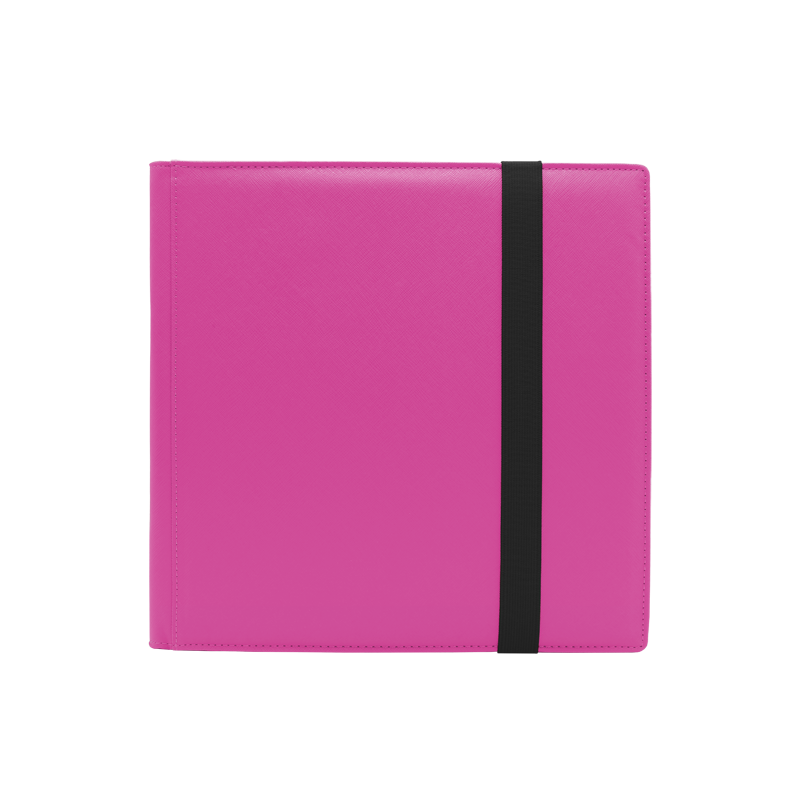 Dex Protection 12-Pocket Binder: Noir- (Pink/Black)