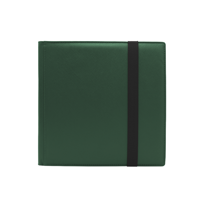 Dex Protection 12-Pocket Binder: Noir- (Green/Black)