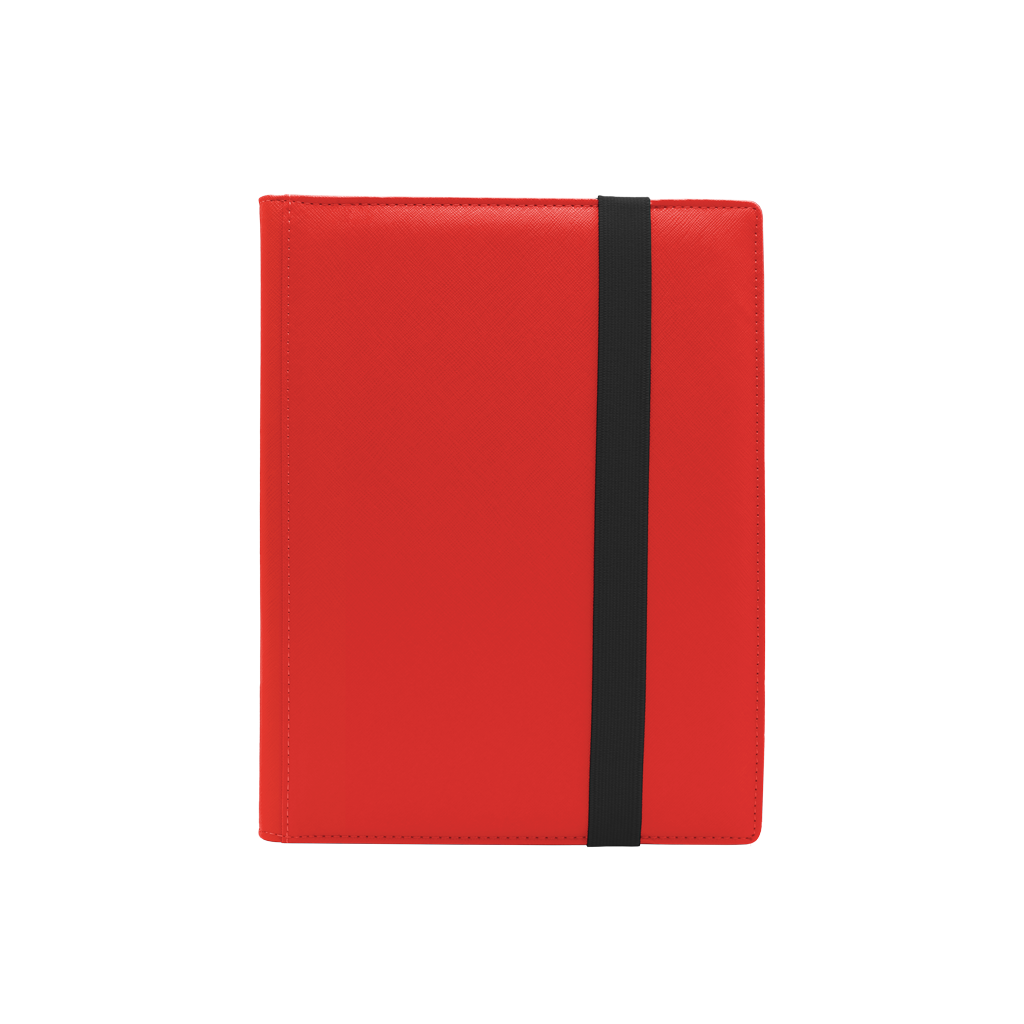Dex Protection 9-Pocket Binder: Noir- (Red/Black)