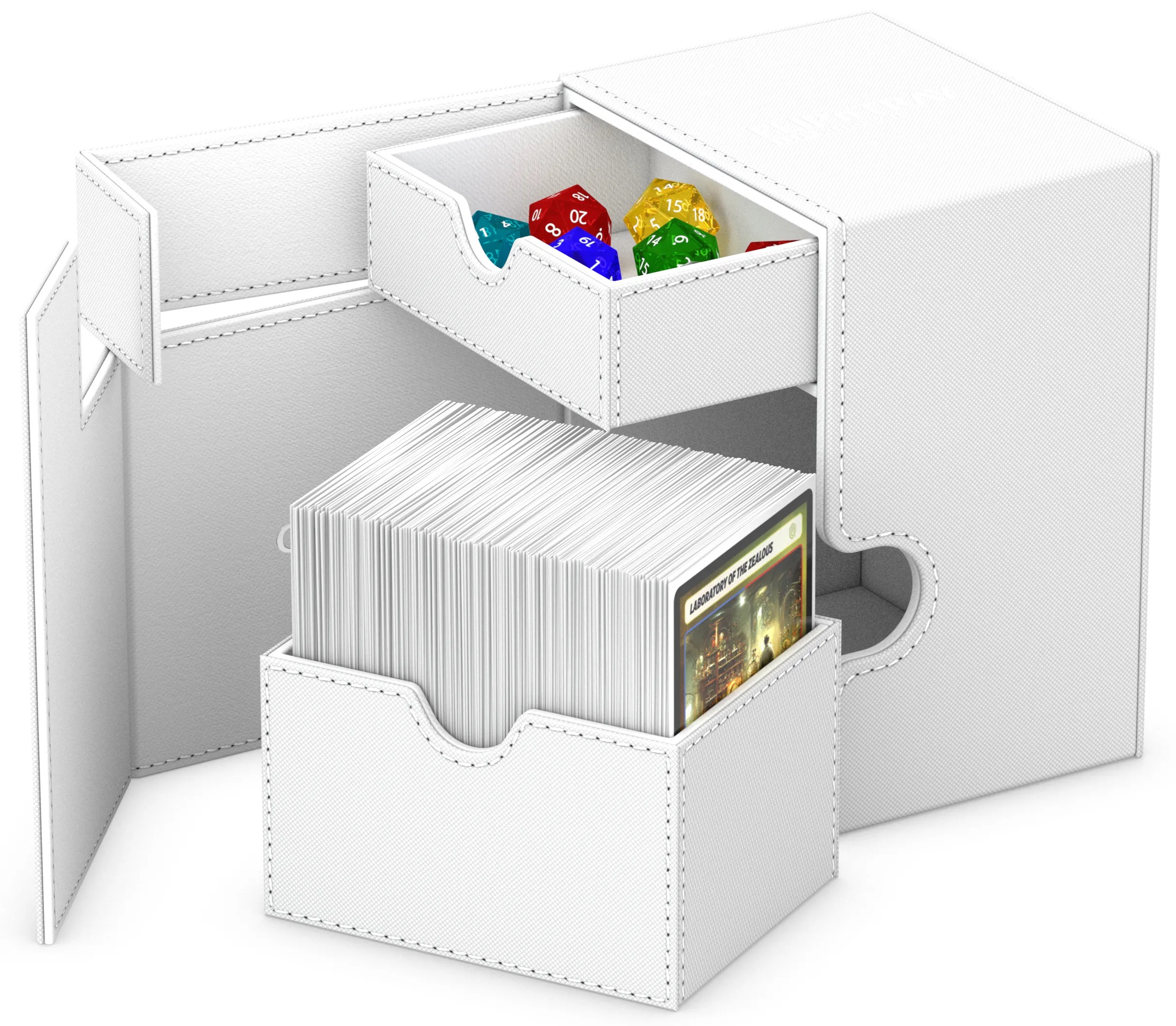 Ultimate Guard FlipnTray Monocolor 133+ Deck Case - White