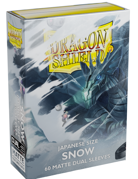Dragon Shield Matte Dual Small Sleeves - Snow (60ct)