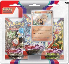 Scarlet & Violet 3 Pack Blister [Arcanine] (In-Store Only)