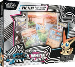 Black Bolt & White Flare Unova Victini Illustration Collection