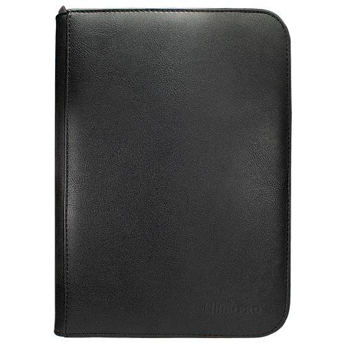 Ultra Pro 4-Pocket Zipper Vivid PRO-Binder - Black