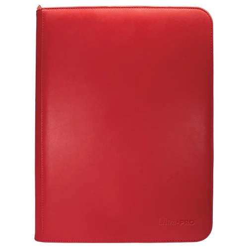 Ultra Pro 9-Pocket Zipper Vivid PRO-Binder - Red