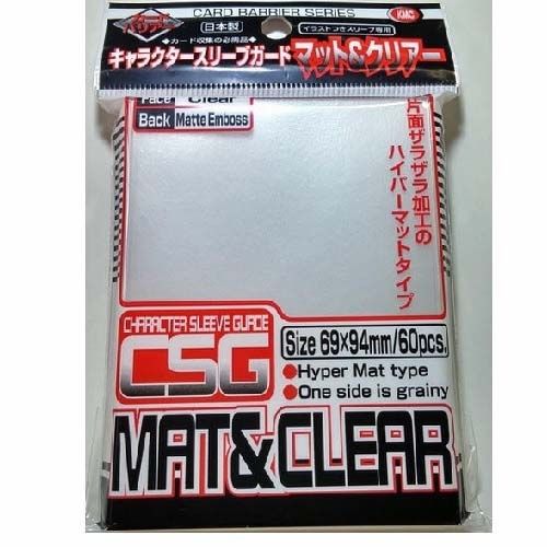 KMC Outer Standard Sleeves - Matte Clear (60ct)