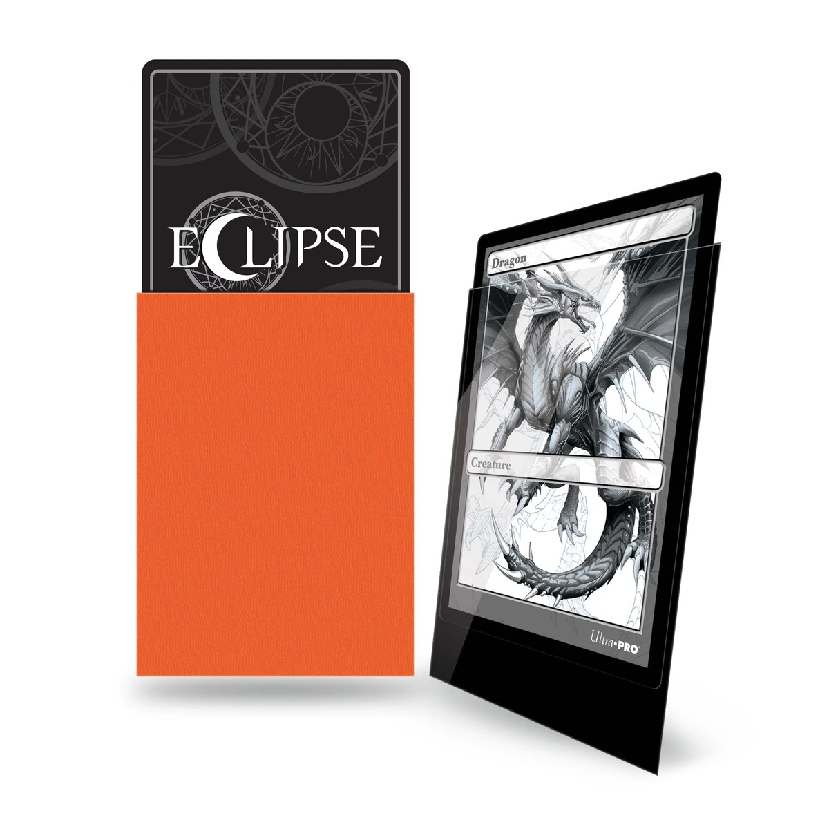 Ultra Pro Glossy Eclipse Small Sleeves - Pumpkin Orange (60ct)