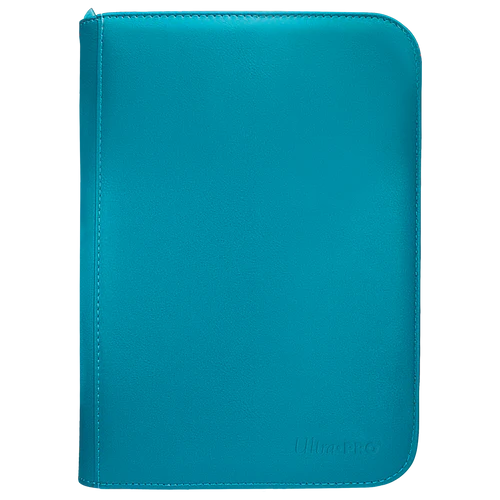 Ultra Pro 4-Pocket Zipper Vivid PRO-Binder - Teal