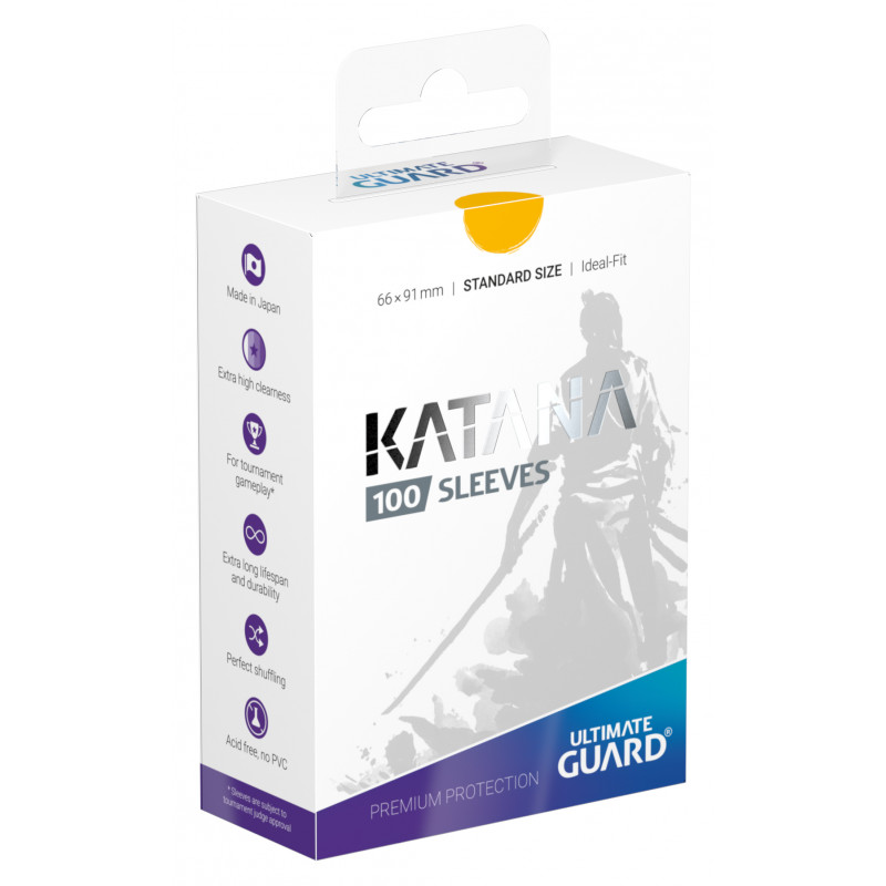 Ultimate Guard Katana Standard Sleeves - Yellow (100ct)