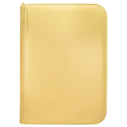Ultra Pro 4-Pocket Zipper Vivid PRO-Binder - Yellow