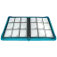 Ultra Pro 9-Pocket Zipper Vivid PRO-Binder - Teal