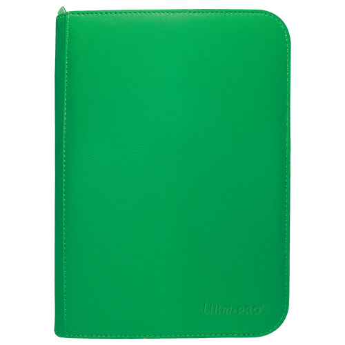 Ultra Pro 4-Pocket Zipper Vivid PRO-Binder - Green