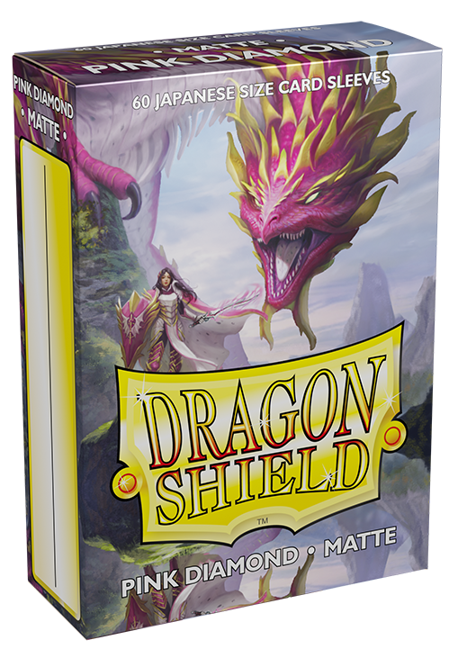 Dragon Shield Matte Small Sleeves - Pink Diamond (60 ct)