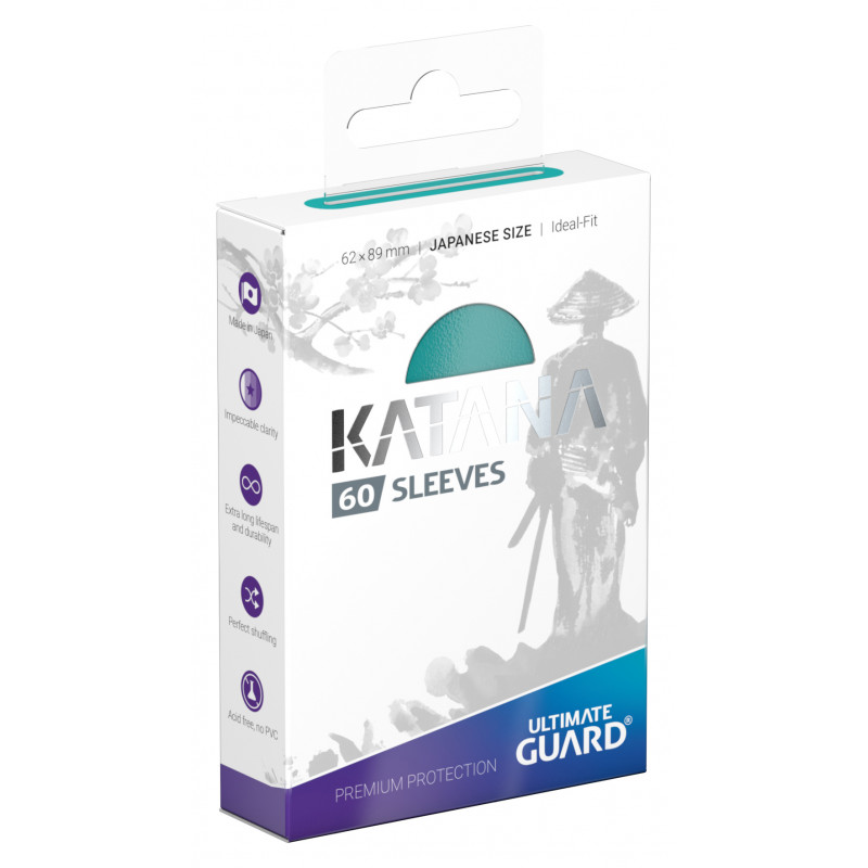 Ultimate Guard Katana Small Sleeves - Turquoise (60ct)