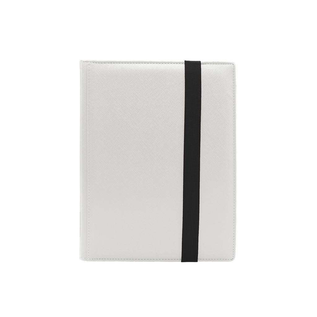Dex Protection 9-Pocket Binder: Noir- (White/Black)