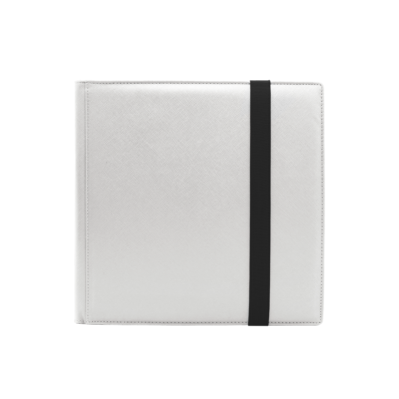 Dex Protection 12-Pocket Binder: Noir- (White/Black)