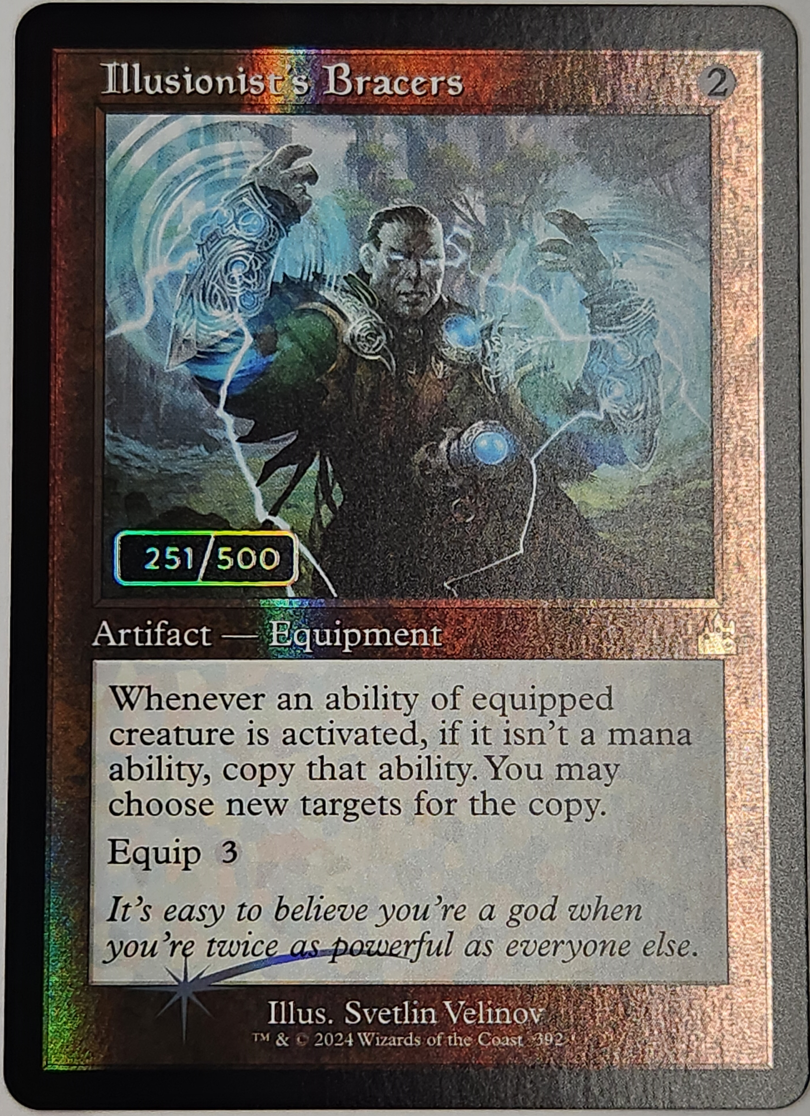 Illusionists Bracers - Foil - Retro Frame (Serialized)