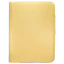 Ultra Pro 9-Pocket Zipper Vivid PRO-Binder - Yellow