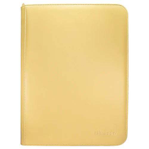 Ultra Pro 9-Pocket Zipper Vivid PRO-Binder - Yellow