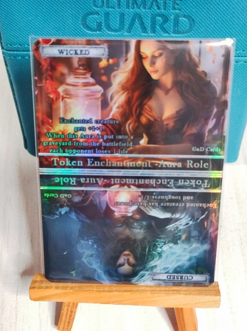 Foil Wicked/Cursed Token