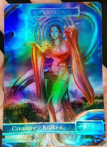 Foil Kraken #5 Hexproof