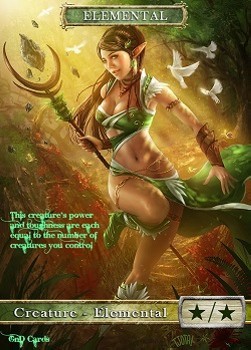 Green-White Elemental #2
