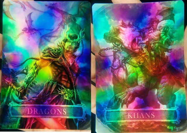 2x Foil Dragons/Khans Reminders