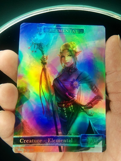 Foil Blue Elemental #01